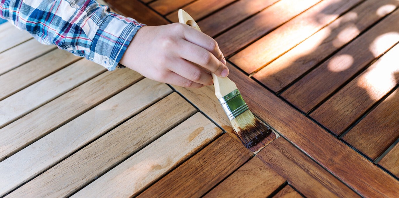 Professional deck staining, sealing, and painting services